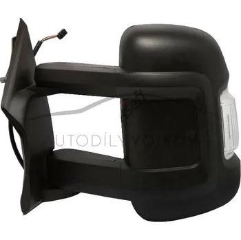 Auto zrcátko Levé zpětné zrcátko elektricky ovládané, vyhřívané, dlouhé s čid Fiat Ducato 2006-