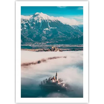 Obraz Plakát bez rámu do obýváku ložnice 50x70 krajina moderní módní obraz