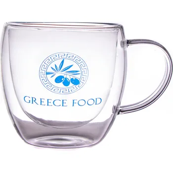 Sklenice Sklenice na kávu Greece Food 250 ml 1 ks
