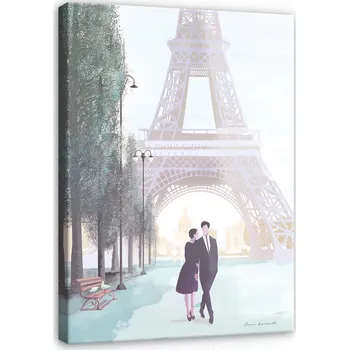 Obraz Obraz Eiffelova věž Paříž Do Obýváku Plátno 60x40