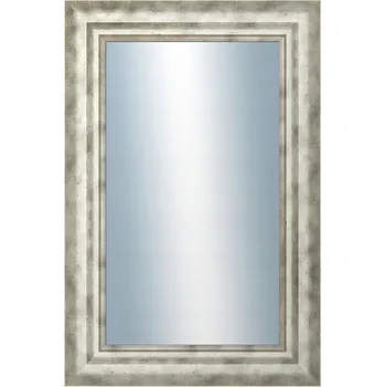 Zrcadlo DANTIK - Zrcadlo v rámu 40x60 | TRITON široký stříbrný