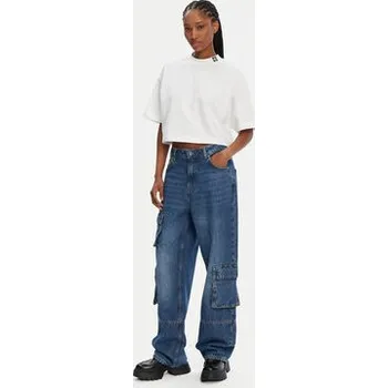 Pánské oblečení HUGO T-Shirt Damelody 50520187 Bílá Relaxed Fit XXL