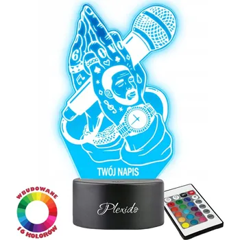 Lampička Plexido vícebarevná Noční lampa