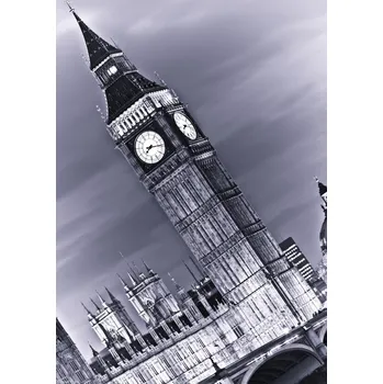Obraz Plakát Big Ben v noci 3 bez rámu 21 x 29,7 cm