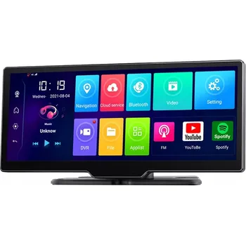 Kamera do auta Záznamová kamera do auta v zrcátku 10v1 2MPx 1080p GPS