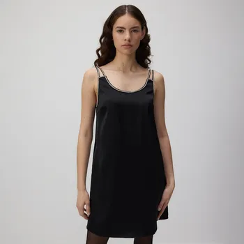 Dámské šaty Reserved - Mini šaty s šperkovým zakončením - černý - 031DX-99X - 031DX-99X-S