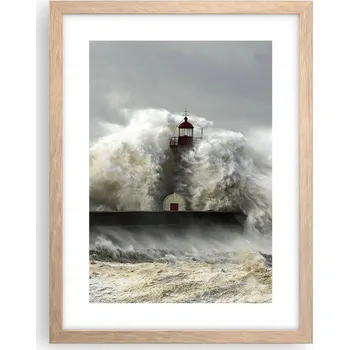 Obraz Obraz plakát v rámu světlý dub do obýváku 30x40 krajina plakáty na zeď