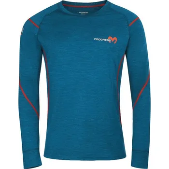 Dětské merino triko PROGRESS Mw NDRD modré Velikost: 116/1