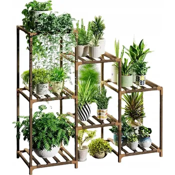 Květináč Dřevěný Držák Na Květináč Interlook 81 cm