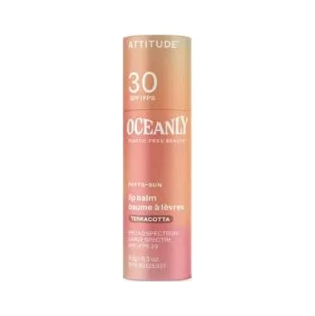 Péče o rty Tónující balzám na rty SPF 30 ATTITUDE Oceanly - Terracotta 8,5g