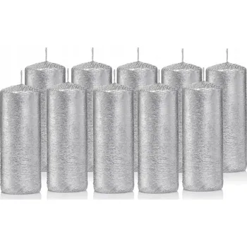 Svíčka Tradiční parafínová svíčka bez vůně Drobo 10 ks