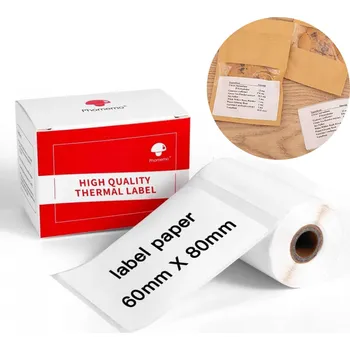 Samolepící etiketa Phomemo samolepky termální etikety 60x80mm 100ks samolepící M200, M220