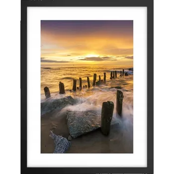 Obraz Obraz plakát v černém rámu do obýváku 30x40 krajina plakáty na zeď