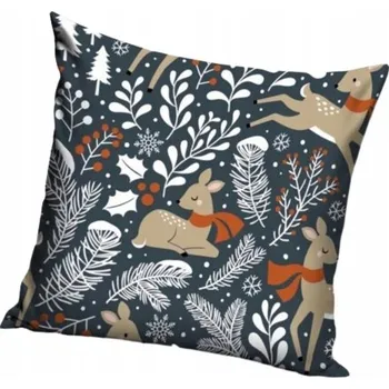 Povlak na dekorativní polštářek Dekorační povlak na polštář VÁNOČNÍ Carbotex 40 x 40 cm