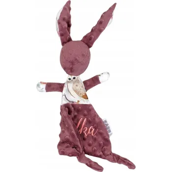 plyšák Luluš Králíček hadrová plyšový mazlíček přítulníček Sowy Biel