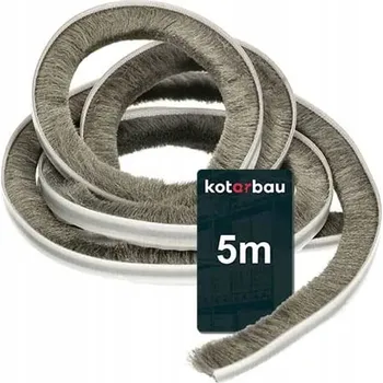 Těsnění do okna a dveří Protiprachové těsnění kartáče - 5 m - 5 m
