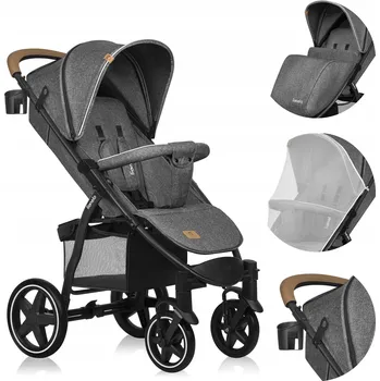 Kočárek Sportovní kočárek do 22 kg, bezúdržbová kolečka + příslušenství dárek LIONELO ANNET