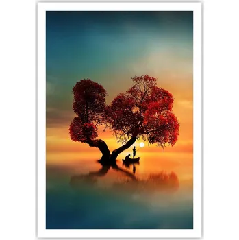 Obraz Plakát na zeď bez rámu 70x100 krajina obraz plakáty do obývacího pokoje ložnice