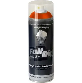 Barva ve spreji FULL DIP Fólie v gumě ve spreji METALICKÁ ORANŽOVÁ