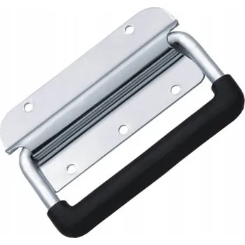 Nábytková úchytka klasická stříbrná matná 11,6 x 5,8 x 1 cm