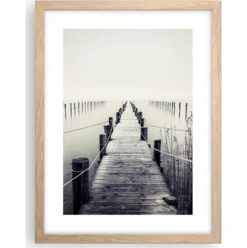 Obraz Obraz plakát v rámu světlý dub do obýváku 30x40 molo plakáty na zeď