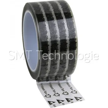 Lepicí páska ESD lepicí páska Wescorp, průhledná, se symboly, celulózová, 48m - 100104621