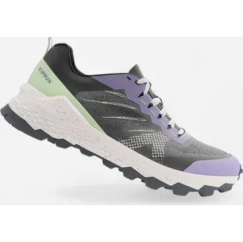 Dámská běžecká obuv KIPRUN Dámské boty na trailový běh MT3 36 FIALOVÁ|ZELENÁ|ČERNÁ