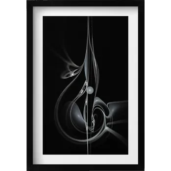 Obraz Dekorativní nástěnný obraz v rámu s grafikou Abstrakce moderní 40x60 cm