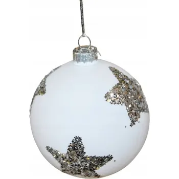 Vánoční dekorace Zdobená Vánoční Koule vánoční koule 8 cm, 1 ks