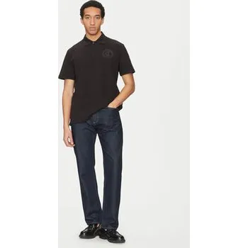 Pánská košile Just Cavalli Polokošile 78OAGT01 Černá Regular Fit M