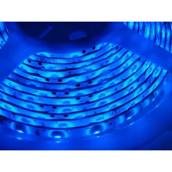 LED páska LED pásek HQ Premium 300 12V DC MODRÝ BÍLÝ 5m