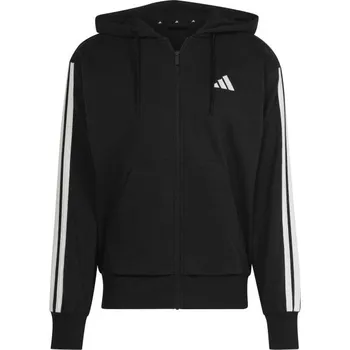 Pánské oblečení Pánská mikina adidas ESSENTIALS 3-STRIPES FRENCH TERRY 3XL Černá, Bílá