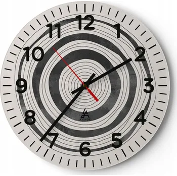 Hodiny Kuchyňské nástěnné hodiny 30x30 Kola Moderní Skleněné hodiny Obývací pokoj Tichý