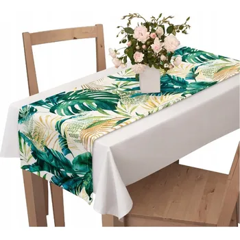 ubrus BĚHOUN S VZOREM LISTŮ A KVĚTIN 40 x 220 CM - RŮZNÉ VZORY - BĚHOUN NA STŮL