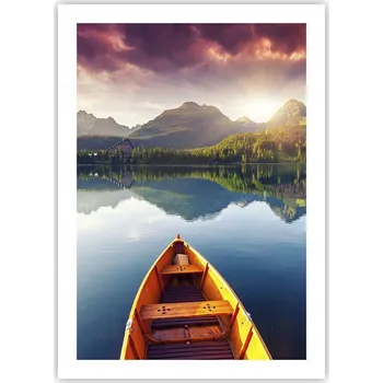 Obraz Plakát bez rámu do obýváku ložnice 50x70 krajina moderní módní obraz