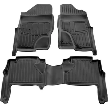 autokoberec Gumové 3D koberce (TPE), NISSAN, Navara (D40), Stingray