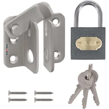 Ocelový šroub s hlavou inox 40x45 s visacím zámkem - 40x45 \ s visacím zámkem