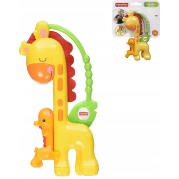 Hračka pro nejmenší Chrastítko Fisher Price Žirafa s posuvníkem