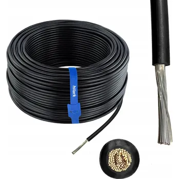 elektrický kabel SOLÁRNÍ KABEL, FOTOVOLTAICKÝ H1Z2Z2-K 1x4mm2 ČERNÝ 100m