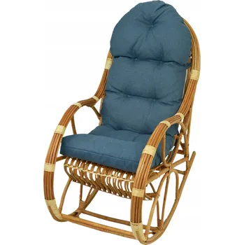 Křeslo Polštář na houpací křeslo Ampo Verona 50x130 cm modrý