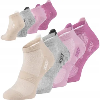 Pánské ponožky 4x Protiskluzové ABS Ponožky pro muže na fitness, sport a jógu, velikost 41-46 ZOOKSY