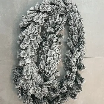 Vánoční dekorace VÁNOČNÍ GIRLANDA 270 CM DEKORACE SNÍH