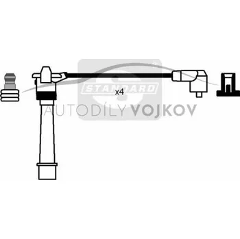 Zapalovací kabel Zapalovací kabely (sada) 1.2 16V Fiat Bravo 1995 -2001 1.2 16V