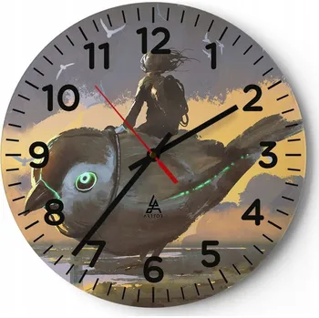 Hodiny Kuchyňské nástěnné hodiny 30x30 Abstrakce Moderní skleněné hodiny Tiché