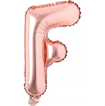 Balónek BALÓNEK DEKORACE PÍSMENO F RŮŽOVÝ 40 cm
