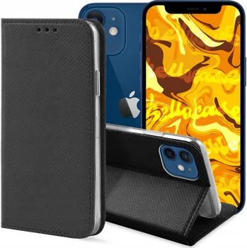 Pouzdro na mobilní telefon Pouzdro s klopou Hello Case pro Apple iPhone 12 mini, černé