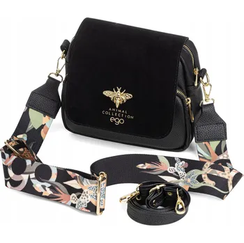 Kabelka Ego kabelka přes rameno eko kůže černá