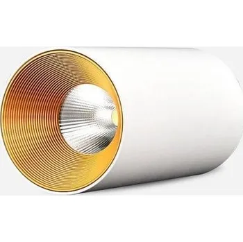 Stropní Svítidlo stropní svítidlo bílá zlatá trubka AGATE LED 15W teplá bílá 3000K