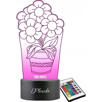 Lampička Plexido vícebarevná Noční lampa