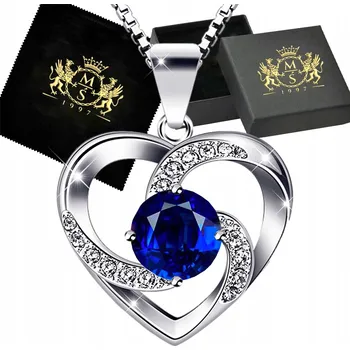 Náhrdelník Stříbrný náhrdelník se srdíčkem Mennica Świdnicka, stříbro ryzost 925, délka 45 cm